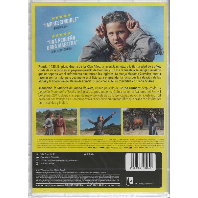 Jeannette, la infancia de Juana de Arco [DVD] (... image number null