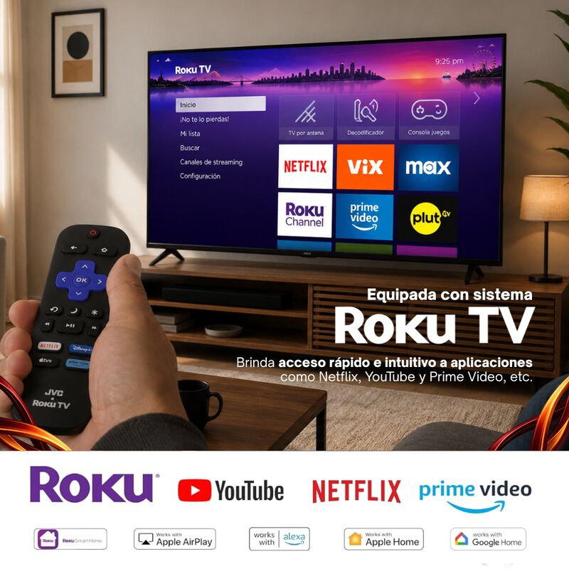 Jvc Pantalla Smart Tv 40 Pulgadas Full Hd Led R... image number null