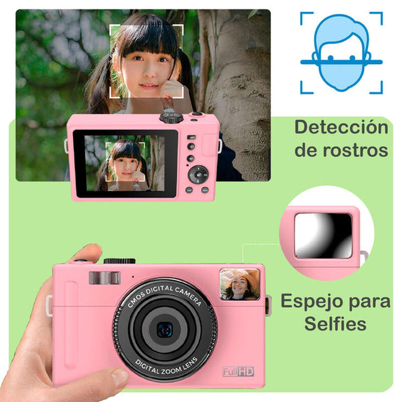 Cámara Digital Vak Cdr1 Lcd 3' 24mp Video Efect... image number null