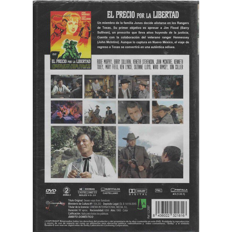 El Precio Por La Libertad [dvd] (1960) Seven Wa... image number null