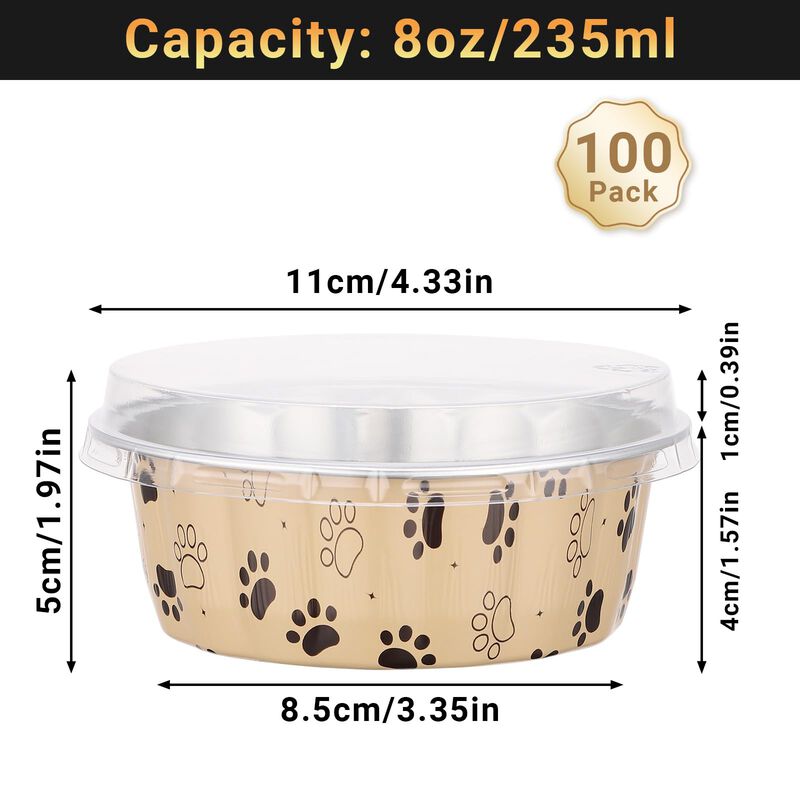 Tazas de Reposter&iacute;a Beasea 235ml, Pack de 100 c... image number null
