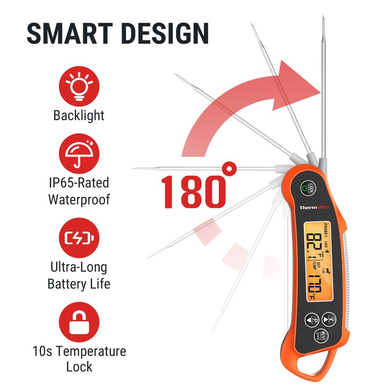 Term&oacute;metro Digital Para Carne Thermopro Tp710 R... image number null