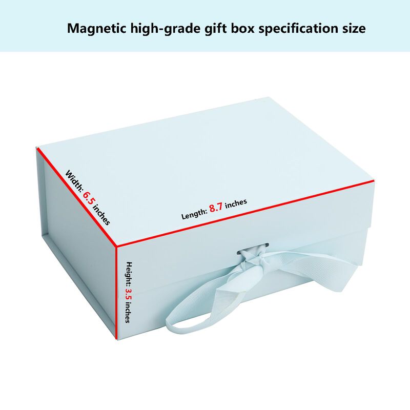 Caja De Regalo Meianju 22x16x9 Cm Con Cinta Ple... image number null