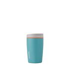 Vaso De Caf&eacute; Owala Smoothsip Slider, Aislante, 360 Ml, Gris Y Azul