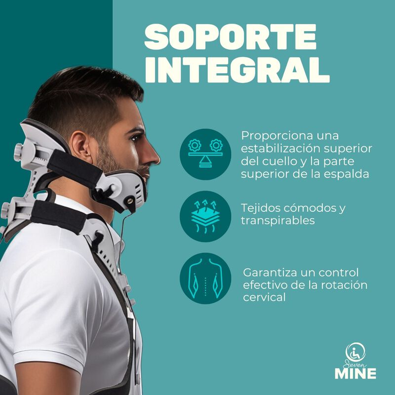 Collarín Con Apoyo De Ortesis Cervical Tipo Min... image number null
