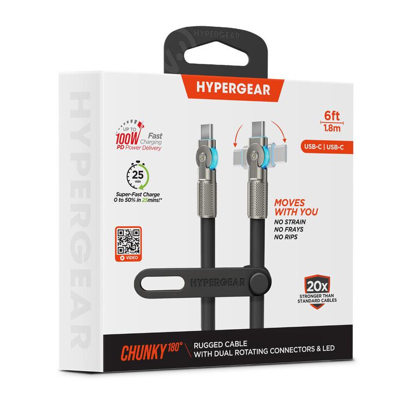 Hypergear Cable Tipo C 1.8m Carga R&aacute;pida Y Dura... image number null