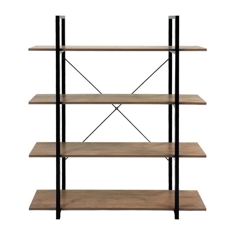 Librero Madera Estante Minimalista 4 Repisas Ti... image number null