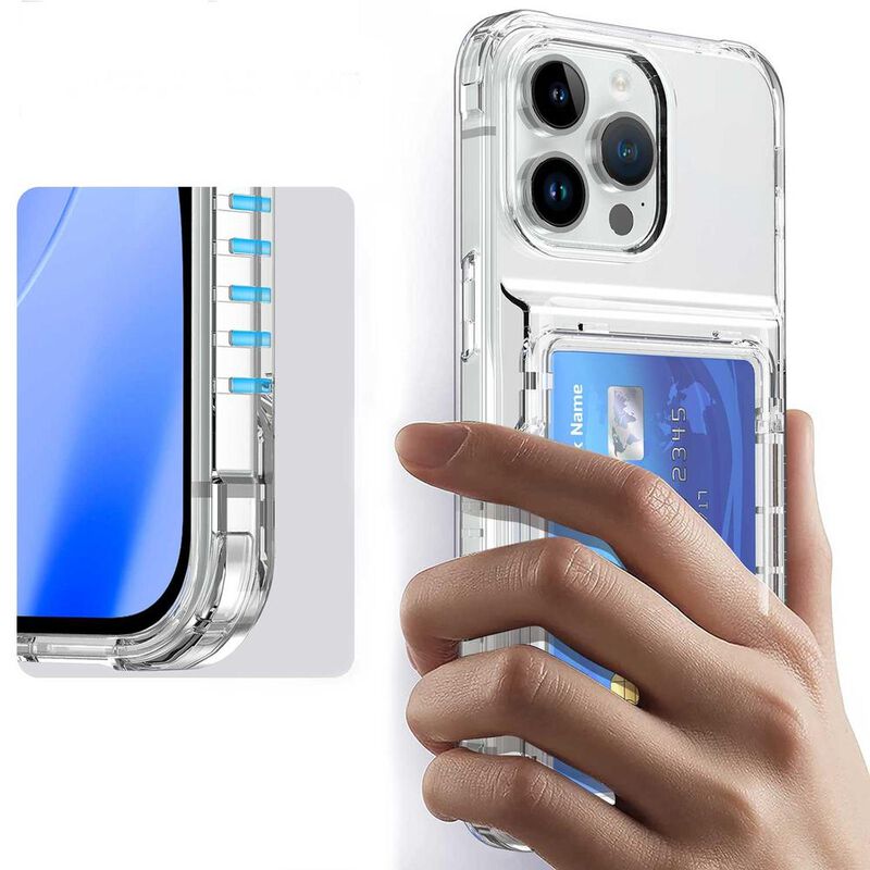 Funda TEKKU TPU Tarjetero para iPhone 15 PRO MA... image number null