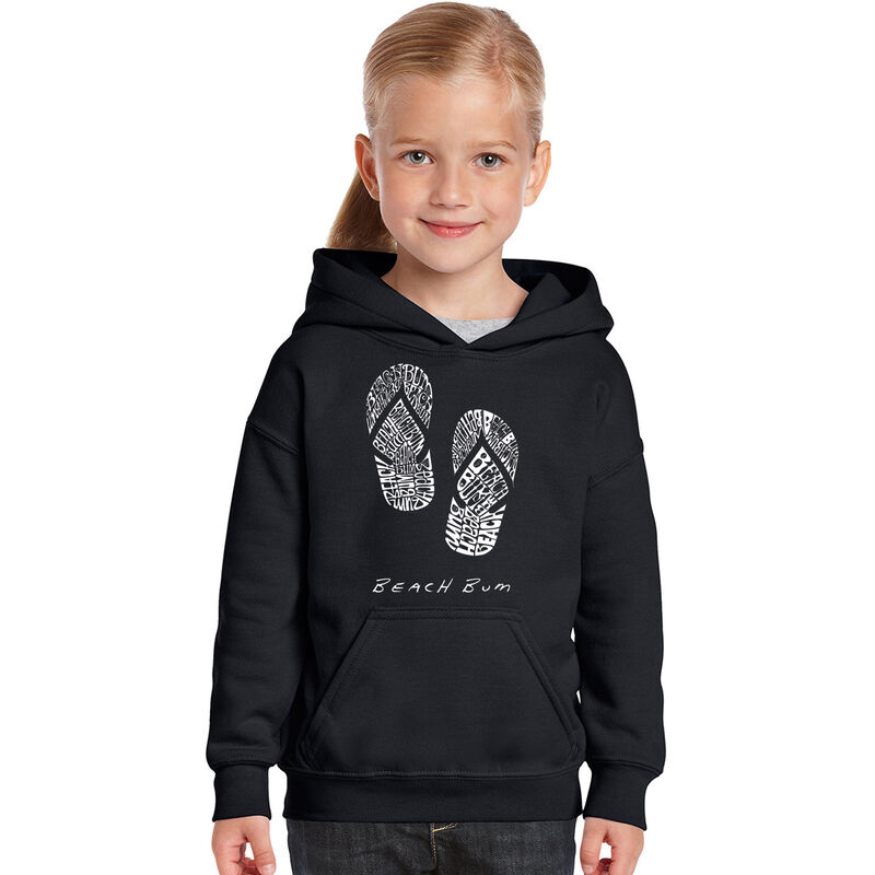 Sudadera Con Capucha Word Art Para Ni&ntilde;a - Beach... image number null