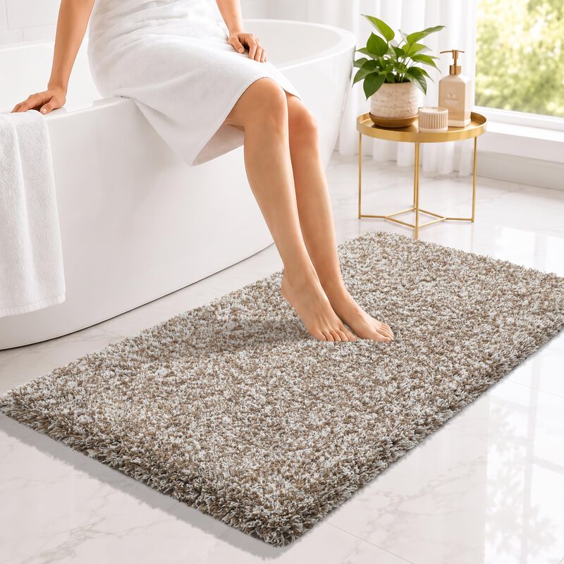 Alfombra De Ba&ntilde;o Yimobra 112x61 Cm Suave Y Anti... image number null