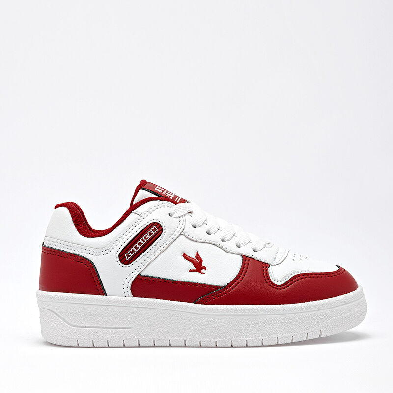 American Fire tenis para ni&ntilde;o  blanco rojo cod ... image number null