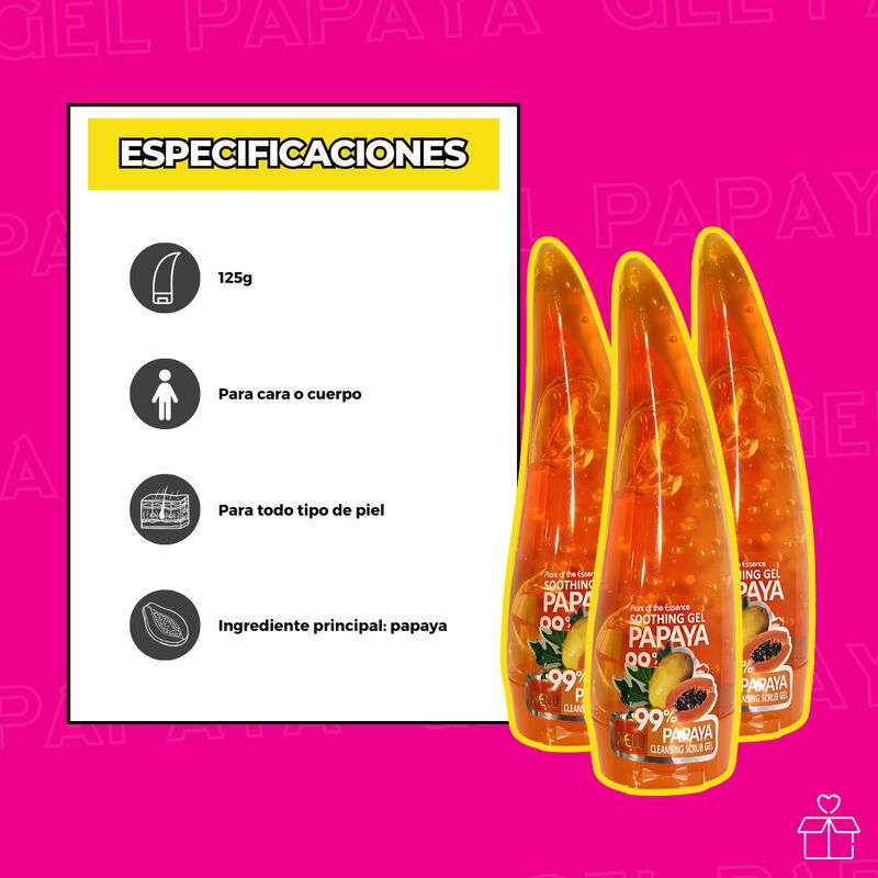 Gel De Papaya 99% Calmante Hidratante Suaviza C... image number null