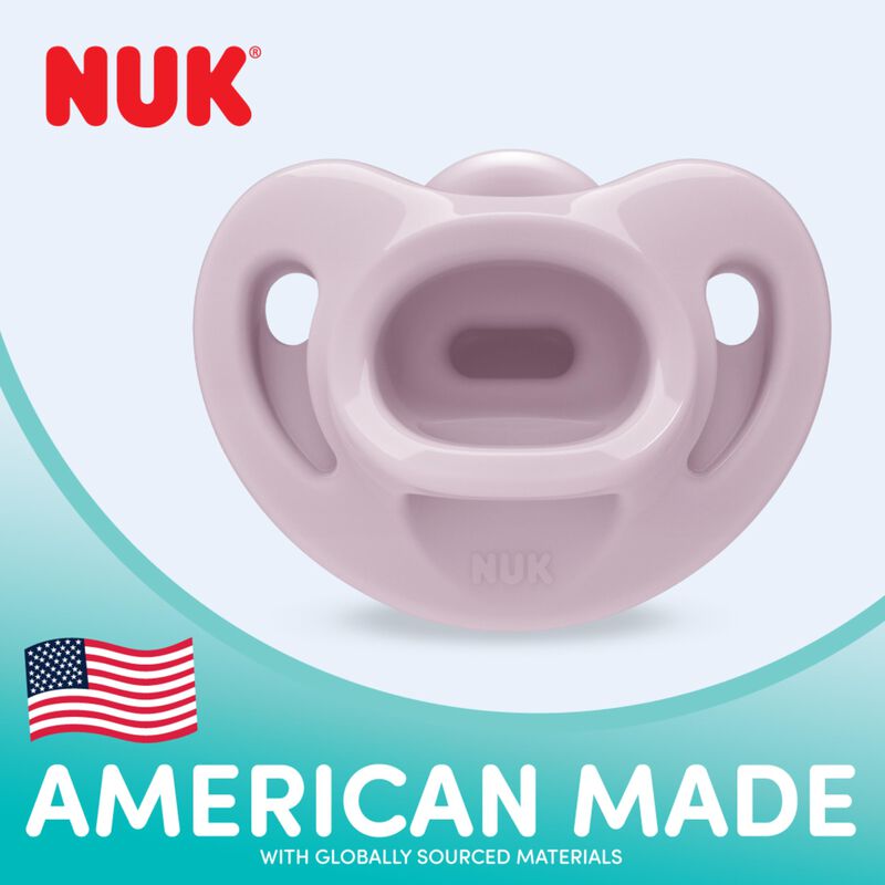 Chupete Nuk Comfy Orthodontic, 100% Silicona, 0... image number null