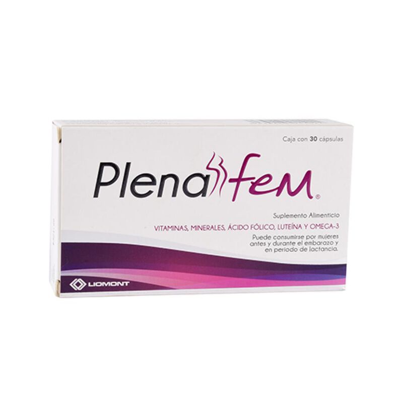 Plenafem Multivitaminico 30 C&aacute;psulas image number null