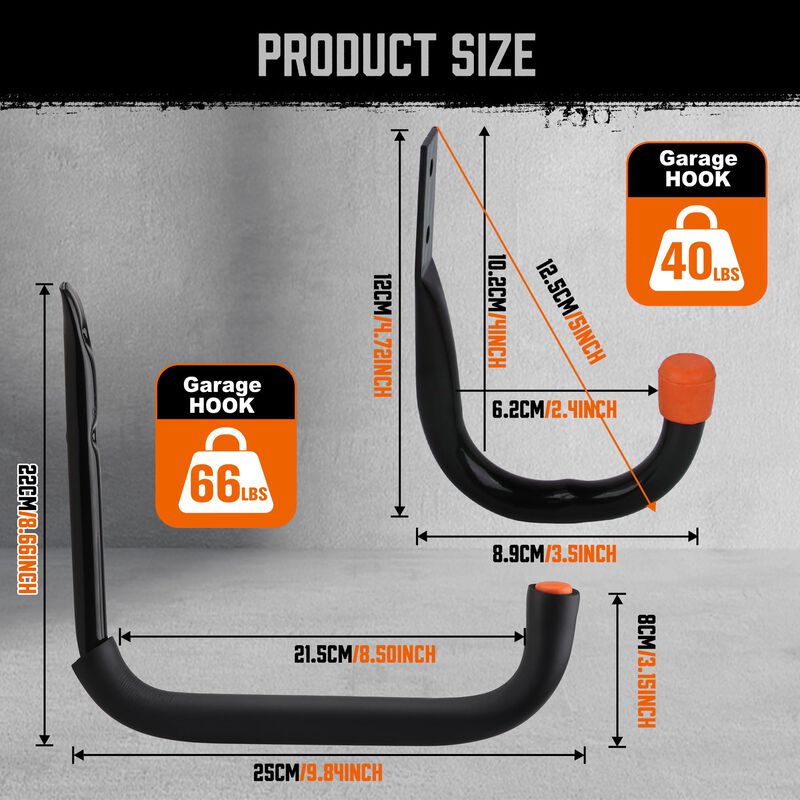 Garage Hooks Horusdy, Paquete De 10 Ganchos Uti... image number null