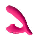 Consolador con succionador Dual Tuti 10V 5Fr Rosa