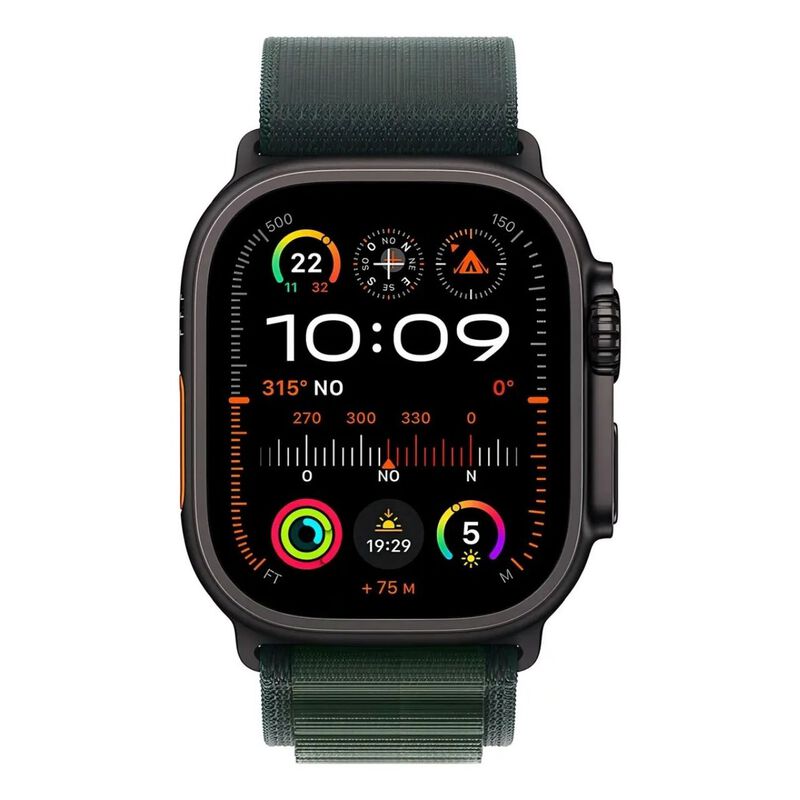 Apple Watch Ultra 2da Gen Negro Correa Verde image number null