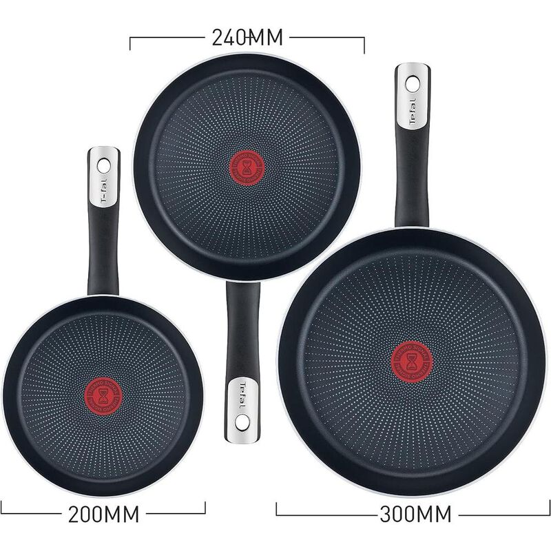 Juego 3 Sartenes T-Fal Hard Titanium C3829082 2... image number null