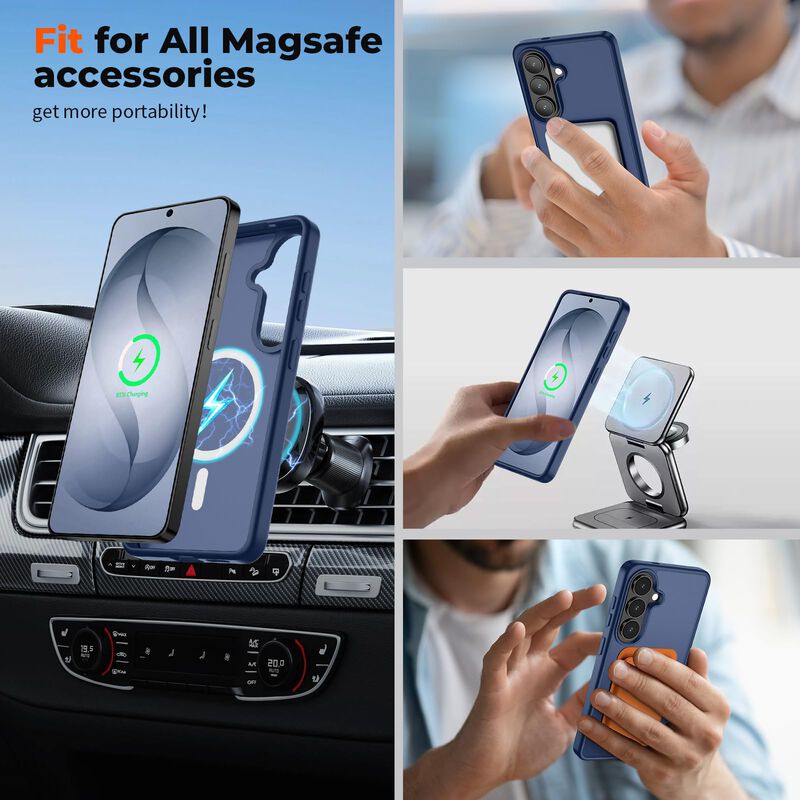 Funda Supfine Galaxy S26 Magn&eacute;tica Azul image number null