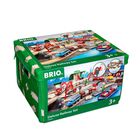 Juego De Juguetes De Tren De Madera Brio World 33052 Deluxe Railway Set