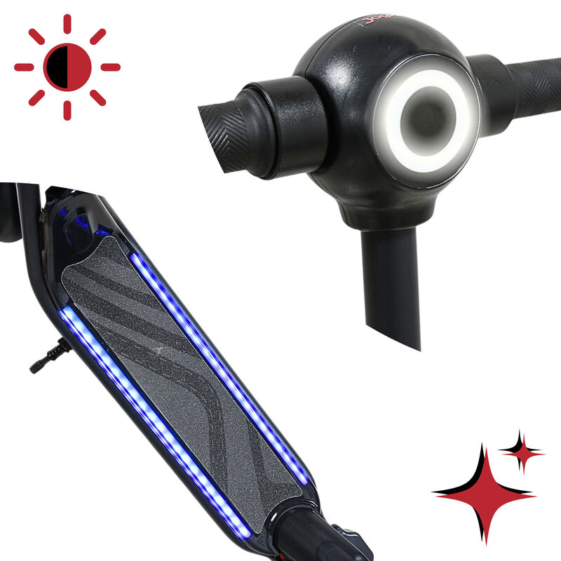 Scooter El&eacute;ctrico Para Ni&ntilde;os Con Luces Led Bate... image number null