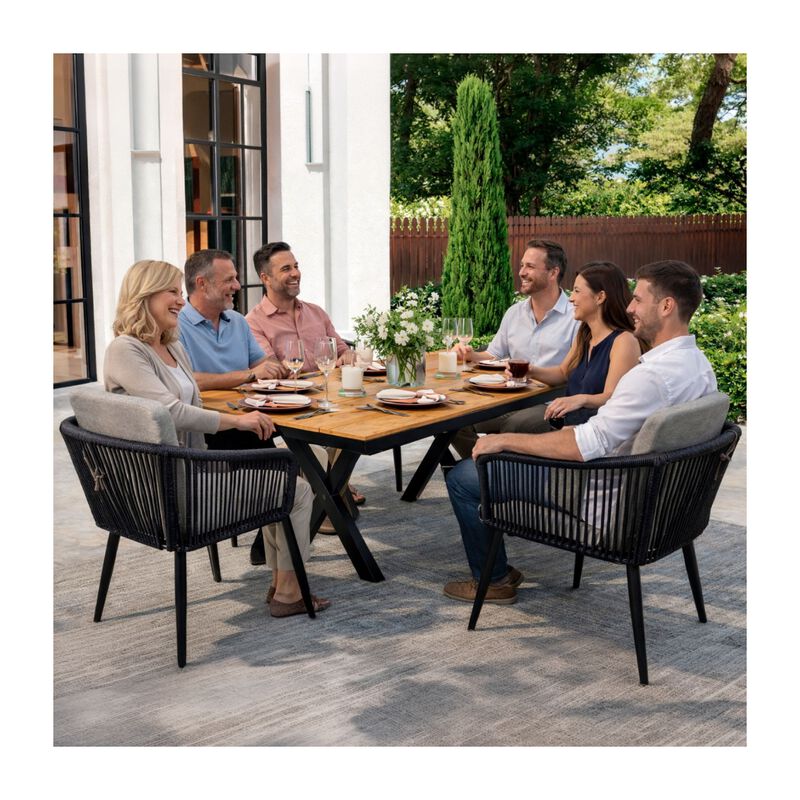 Comedor Jardin Ext 6pz Moderno Recubrimiento Ti... image number null