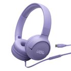 Auriculares Jbl Tune 520c Usb-c Con Cable, Audio De Alta Resoluci&oacute;n Para Supraaurales, Color Morado