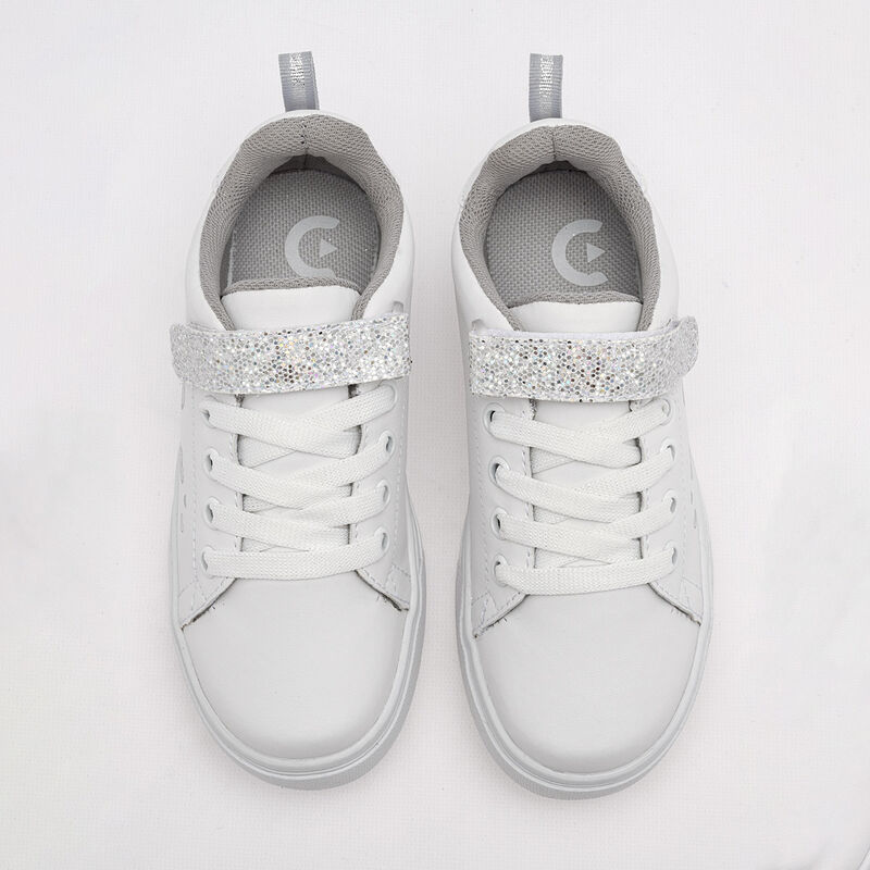 C>libre Tenis Para Ni&ntilde;a Blanco Plata Cod 120313... image number null