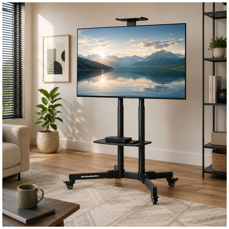 Soporte Para Tv Con Ruedas 32/75pulg Audiobahn ... image number null