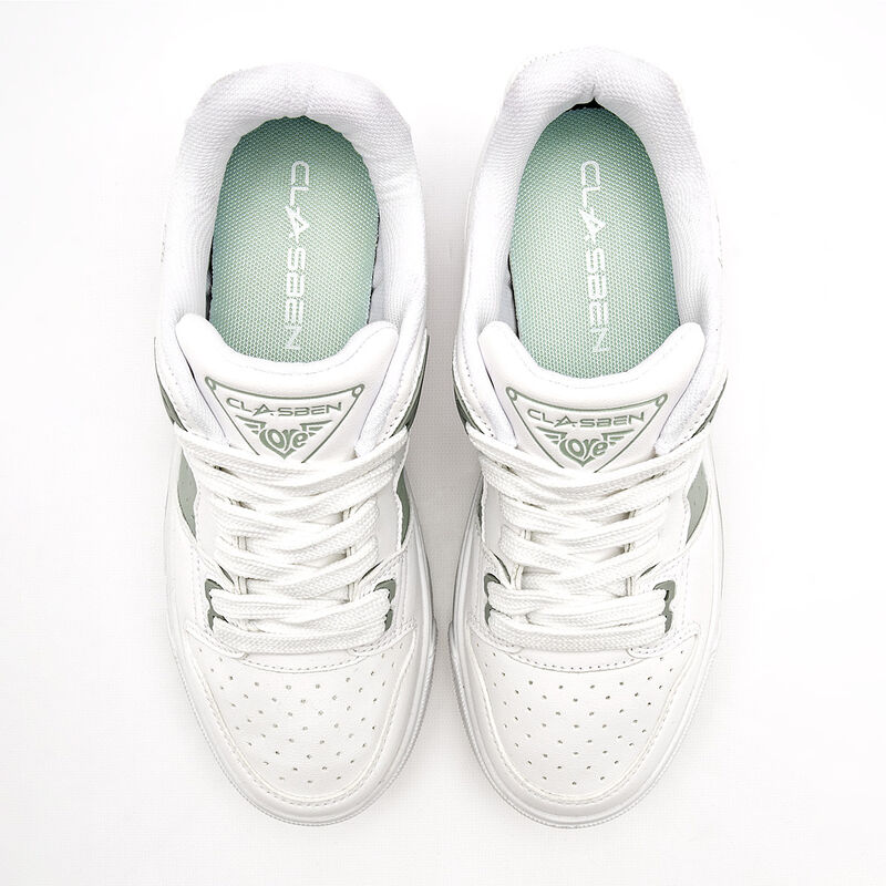 Clasben Tenis urbano para mujer blanco verde image number null