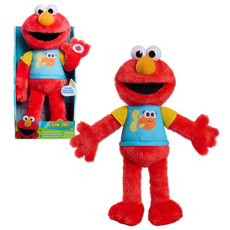 Elmo De Peluche Just Play Sesame Street Para Ca... image number null