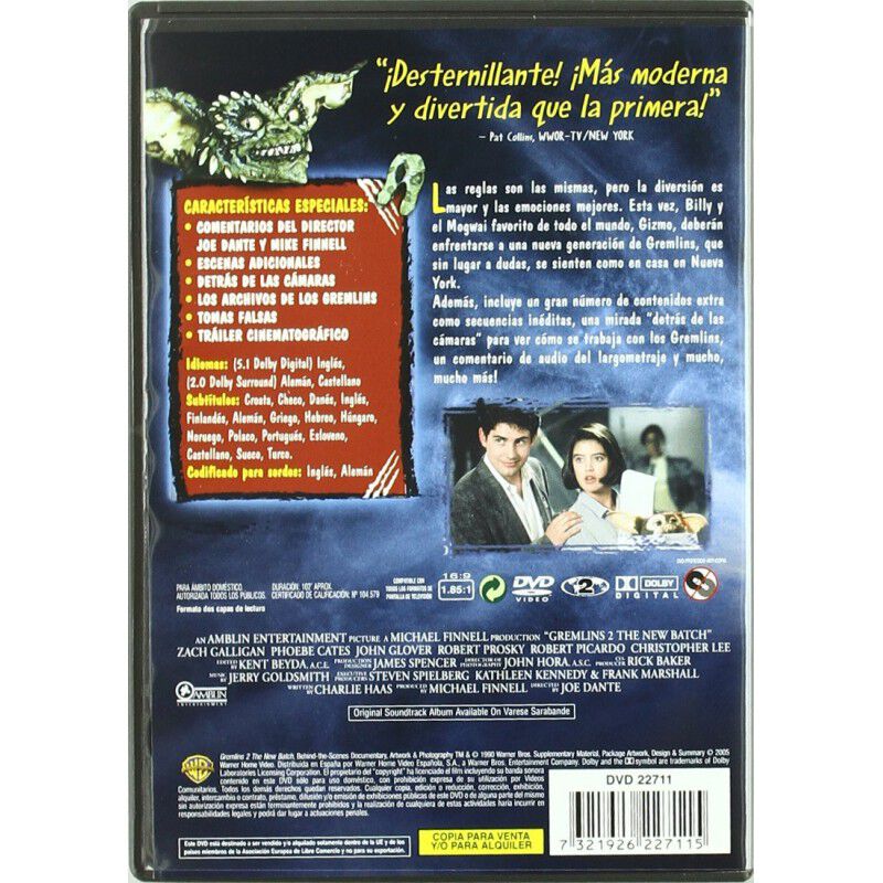 Gremlins 2 [dvd] image number null