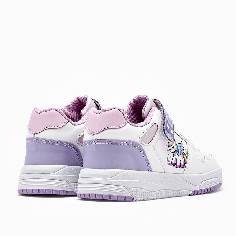 Lux-10 tenis para ni&ntilde;a blanco lila rosa cod 140... image number null