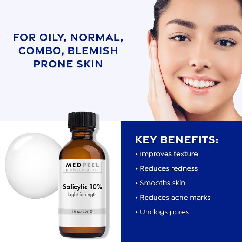 Kit de Exfoliante Facial MedPeel 10% &Aacute;cido Sali... image number null