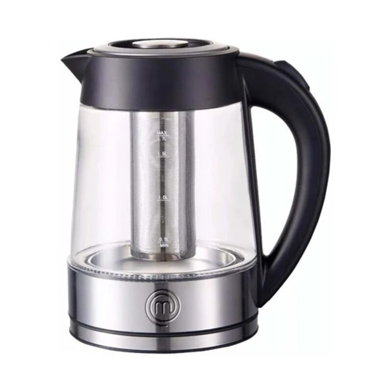 Tetera El&eacute;ctrica 1.7l 1200w Infusor Vidrio Mast... image number null
