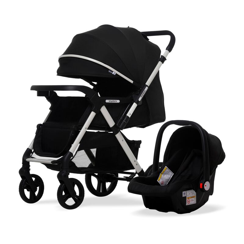 CARRIOLA CON PORTABEBE UNYOTONS K8 NEGRO REVERS... image number null