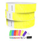 Pulseras Tyvek Wristco 600 Ne&oacute;n Amarillo A Prueba De Manipulaciones