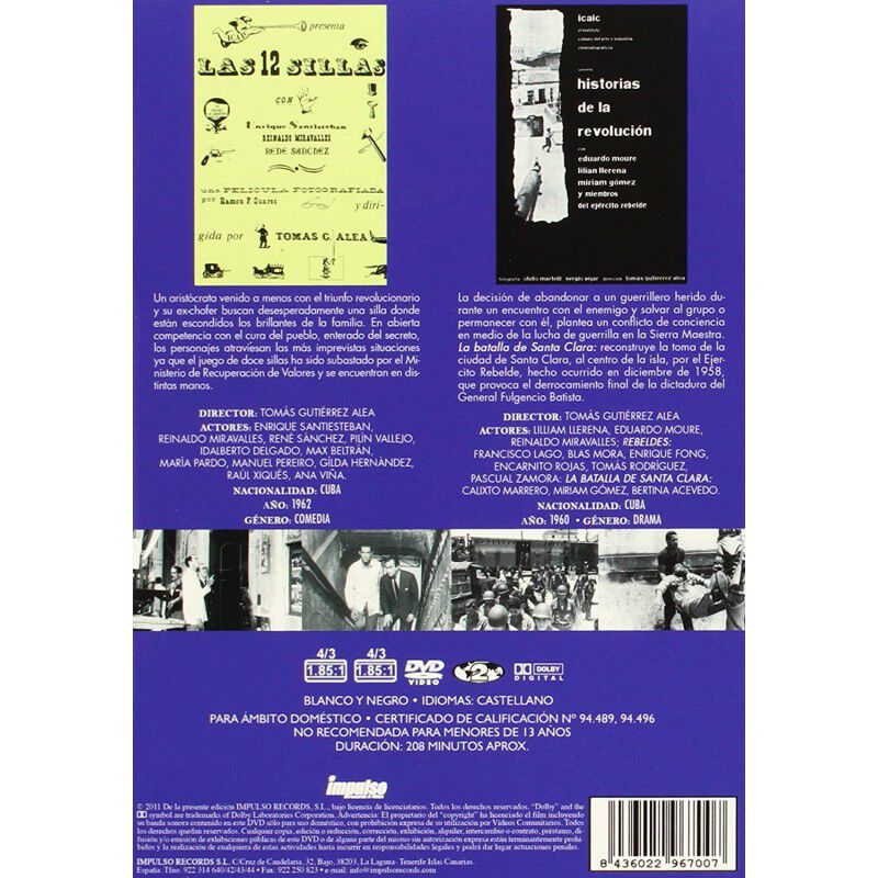 Pack Cine Cubano: Historias De La Revoluci&oacute;n + ... image number null