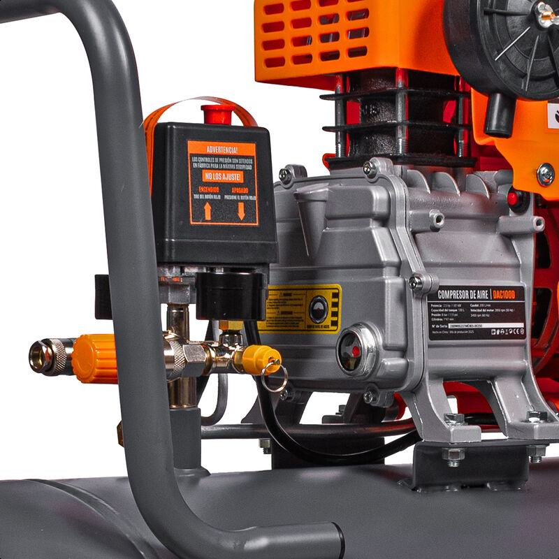 Daewoo Compresor de Aire 100 Litros 2 HP 8 Bar/... image number null