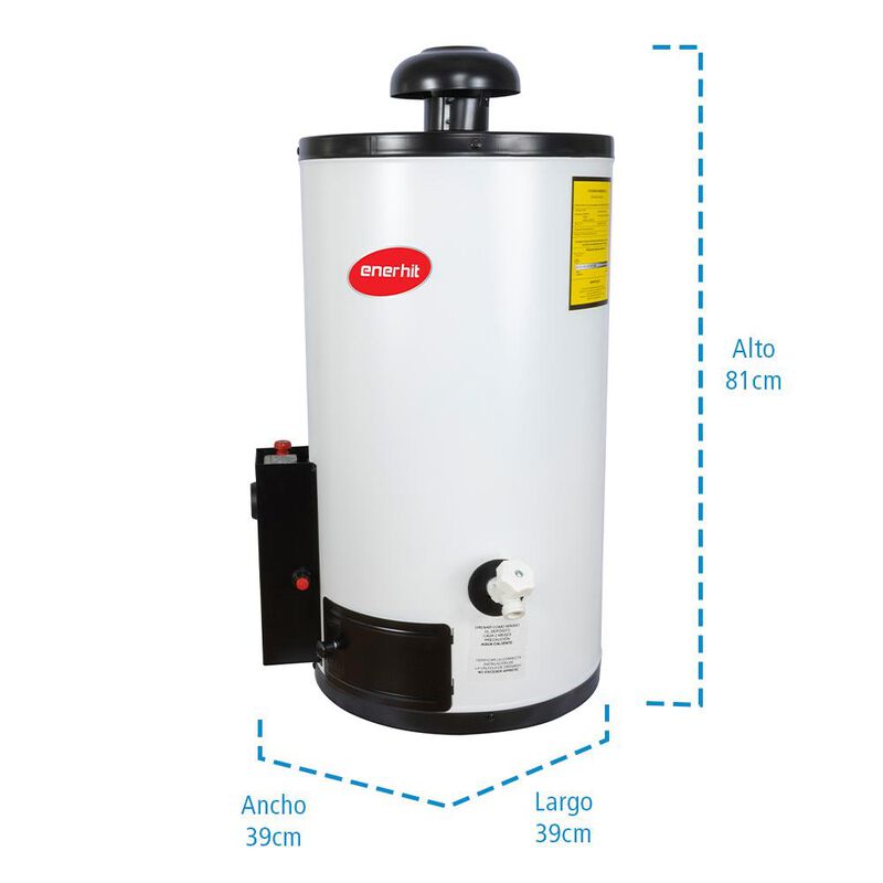 Calentador De Dep&oacute;sito Enerhit 60 L Gas Natural image number null