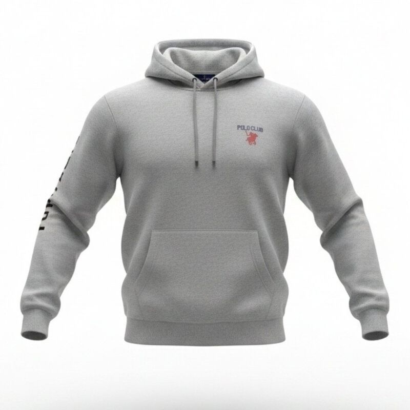Sudadera Con Gorro Yorkteam Polo Club Color Gri... image number null