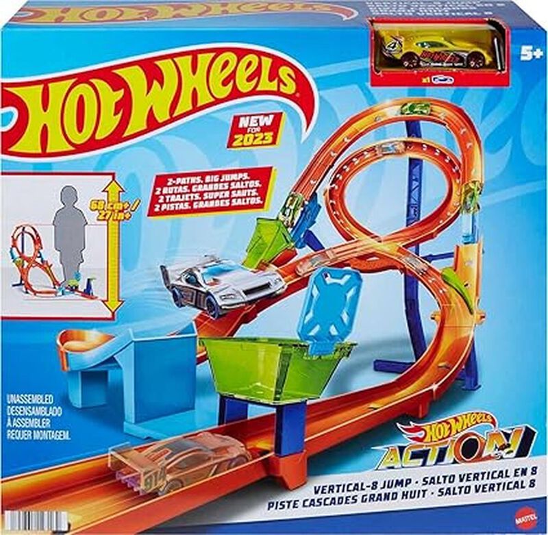 Hot Wheels Action, Pista Salto Vertical En 8 image number null