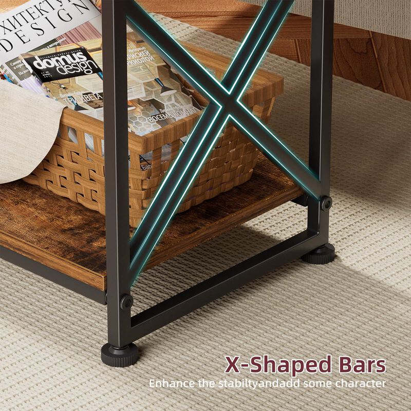 Mesa Auxiliar Simple Trending 40x30x61 Cm Marr&oacute;... image number null
