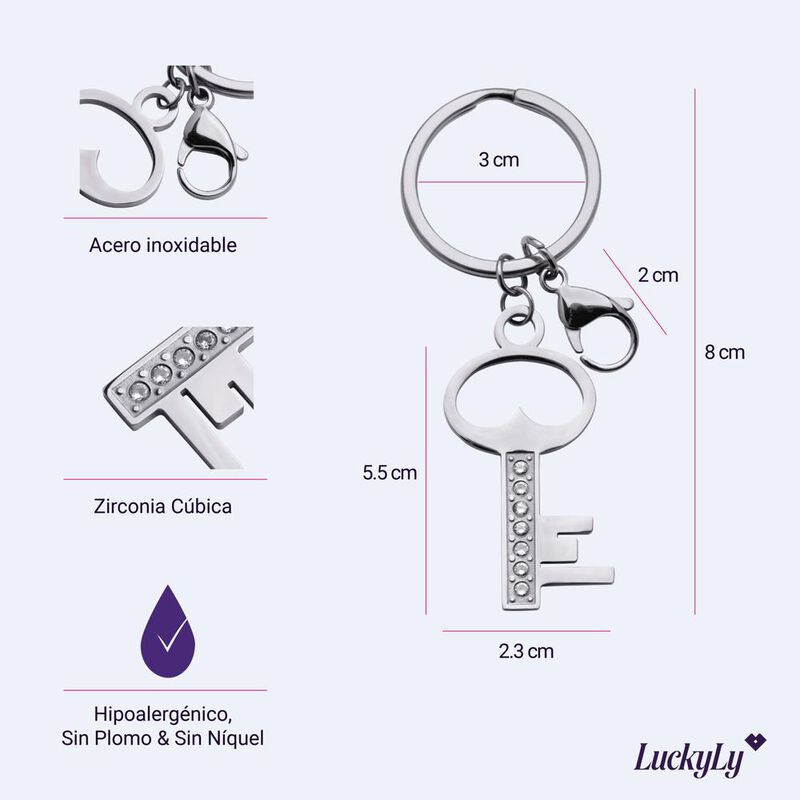 Llavero Mujer Original, Porta Llaves Moderno, R... image number null