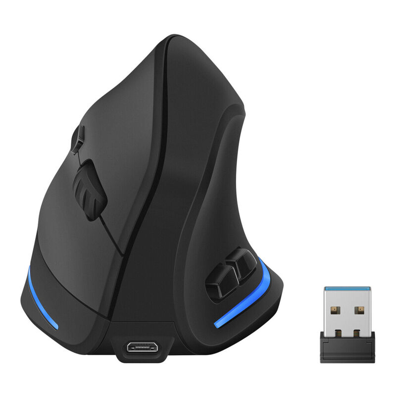 Mouse Inalámbrico Vertical Con Batería Recargab... image number null