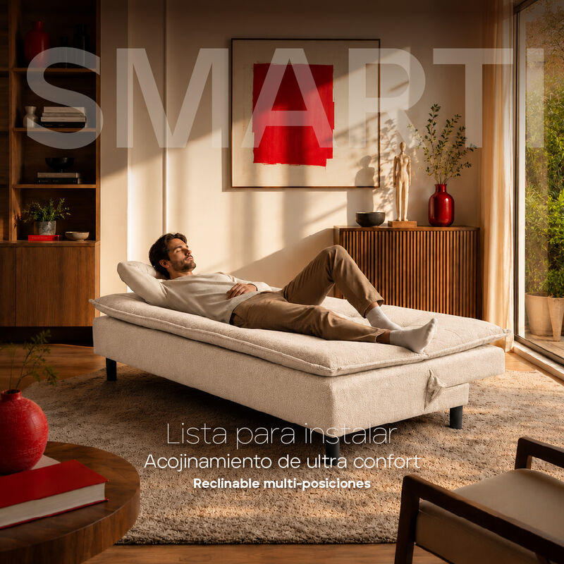 Sof&aacute; Cama Individual  Smarti, Atlas Del Descans... image number null