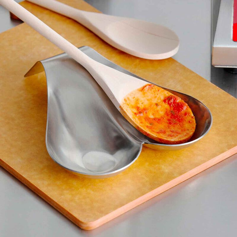 Reposacucharas Doble Tablecraft 22 cm Acero Ino... image number null