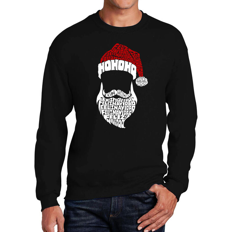 Sudadera De Cuello Redondo Word Art Para Hombre... image number null
