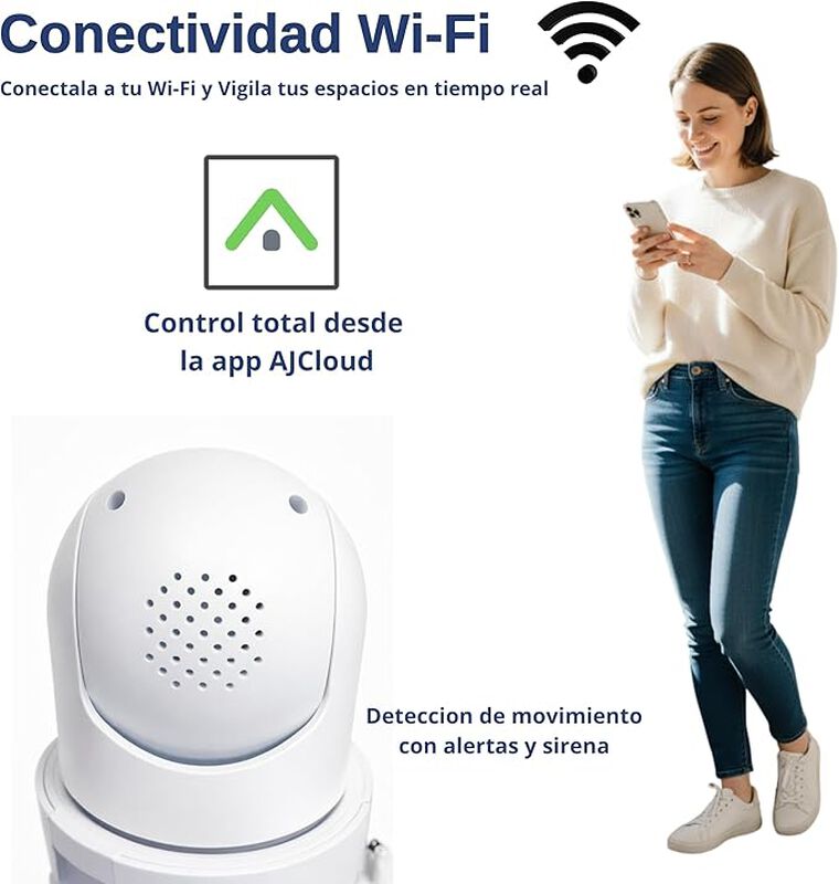 C&aacute;mara de Seguridad WiFi Tipo Foco con Movimien... image number null