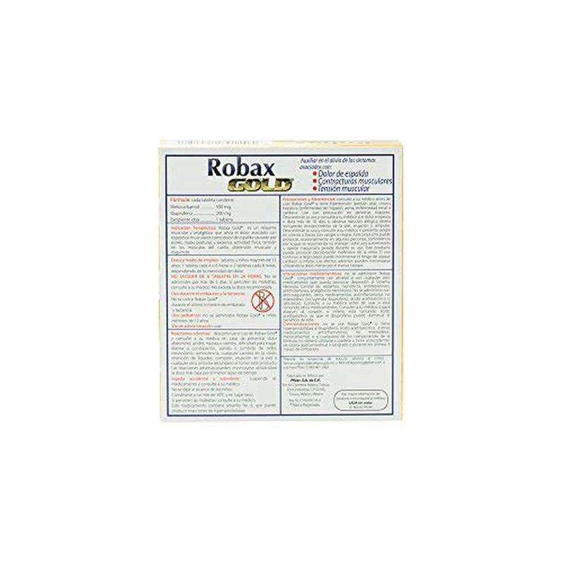 Robax Gold Relajante Muscular Con Efecto AnaLG&eacute;... image number null